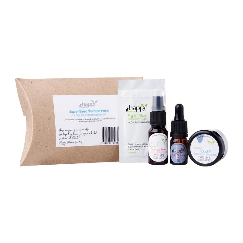 Buy Happy Skincare Super-Sized Sample Pack for Oily and Combination Skin Singapore