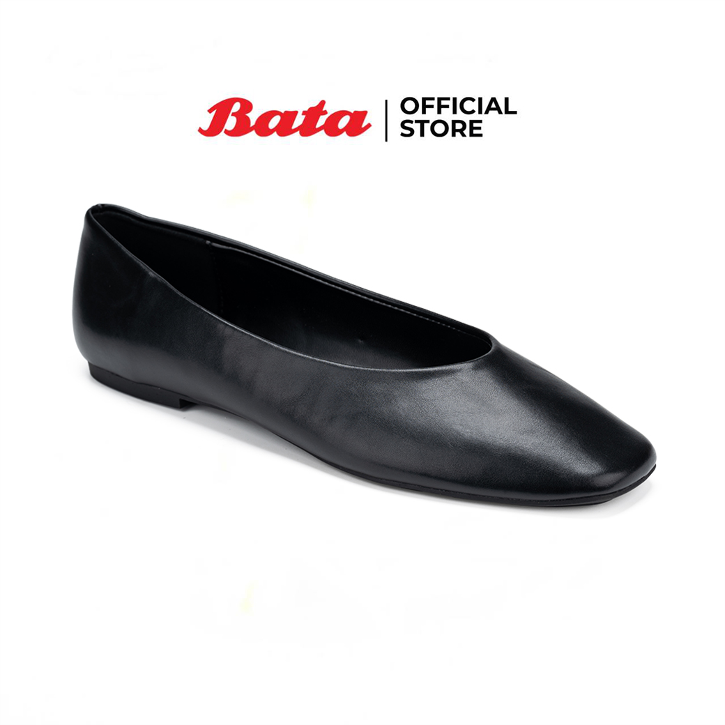 Bata Baja Slip-On Flat Shoes for Women, London Model, Black 5316308, Beige 5318308 ราคา 499 บาท*ส่งฟรี