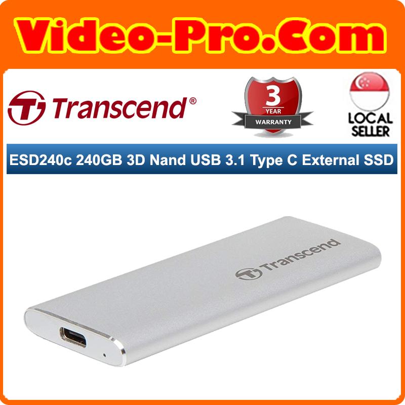 Type C Transcend 480GB TS480GESD240C External SSD USB 3.1 Gen 2