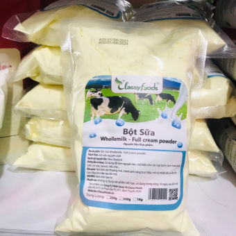 Bột sữa nguyên kem New Zealand dùng làm bánh pha chế