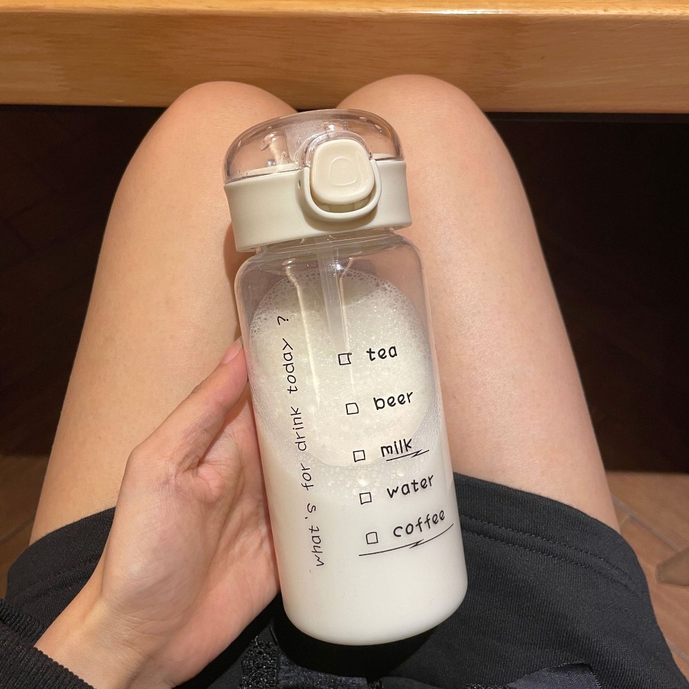 PZJBDI SHOP 520ml Nhựa Cốc uống nước Có ống hút Chống tràn Cốc nước giải khát Sáng Tạo Di động Cốc trà thể thao Trẻ  biết đi - 2