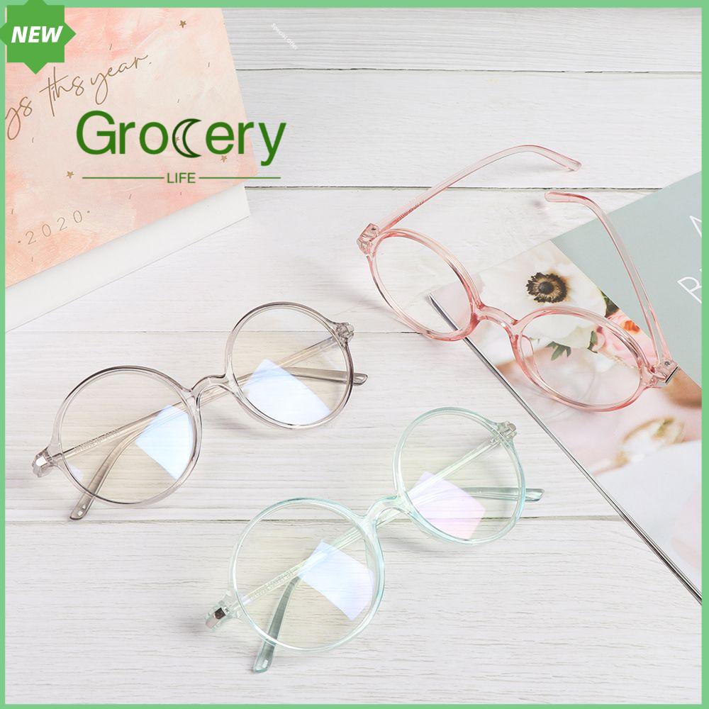 GROCERY LIFE Cổ điển Khung PC Giảm căng thẳng cho mắt  máy tính Kính bảo vệ bức xạ Kính chống tia xanh Kính phim màu xanh lam
