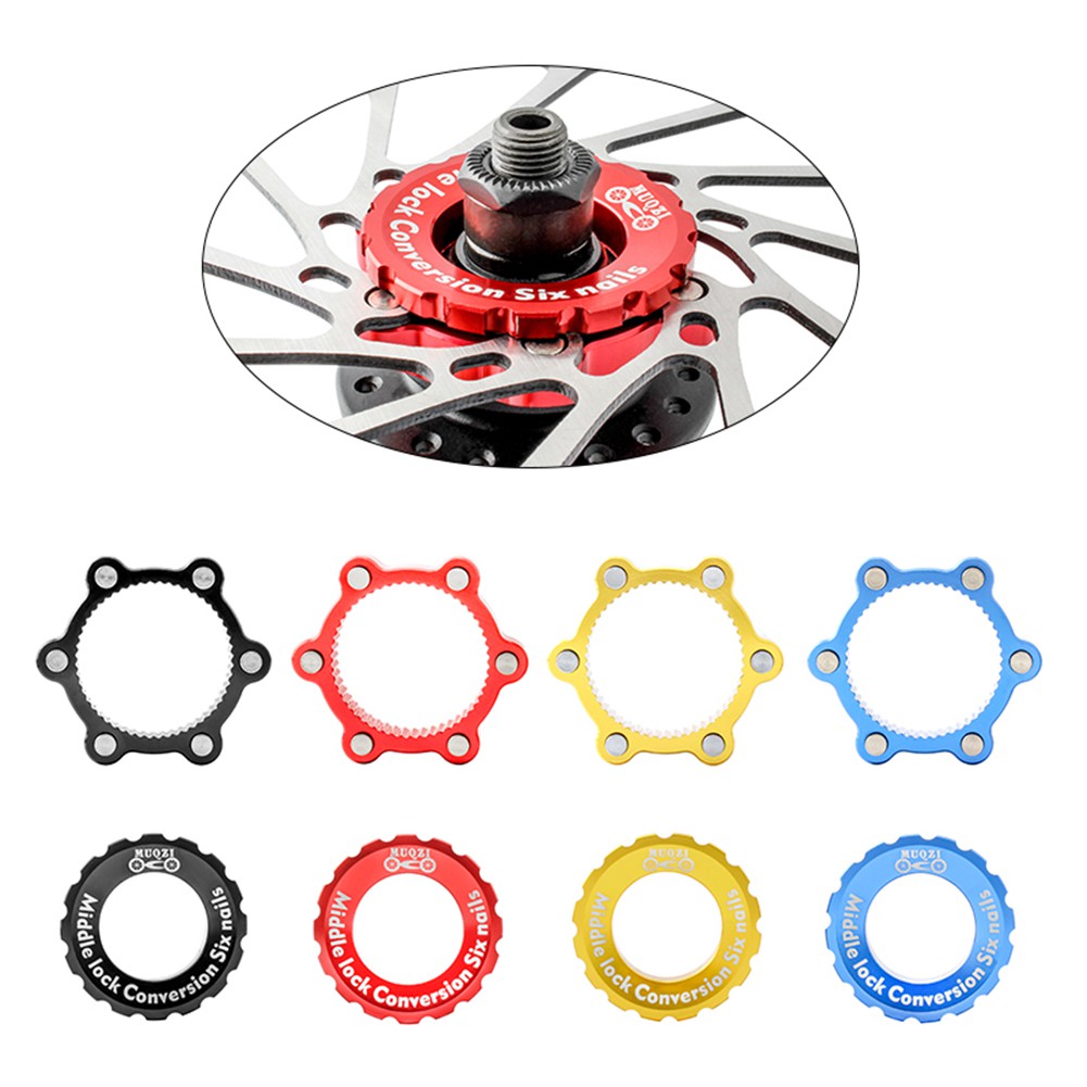 SKY_MUQZI Mountain Center Lock Disc Brake Hubs Adapter for 6 Bolt Rotors