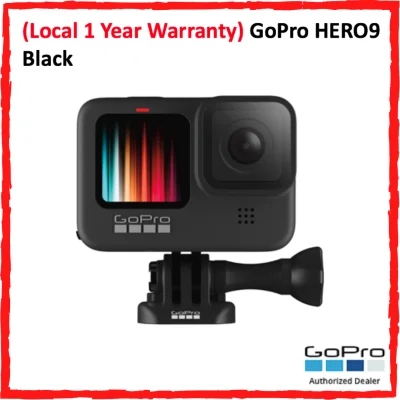 (Local 1 Year Warranty) GoPro HERO9 Black + Freegifts : 64GB Micro SD Card
