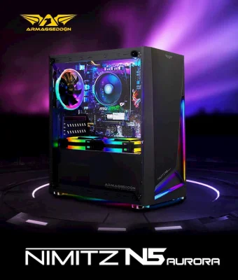 Armaggeddon Nimitz N5 Aurora Micro ATX Gaming PC Case