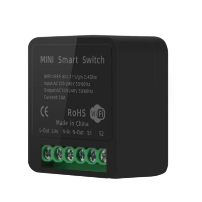 Tuya Smart Switch On-Off Device Wifi Mini Diy Smart Switch Alexa Remote Control Smart for Use with Google Home Alexa