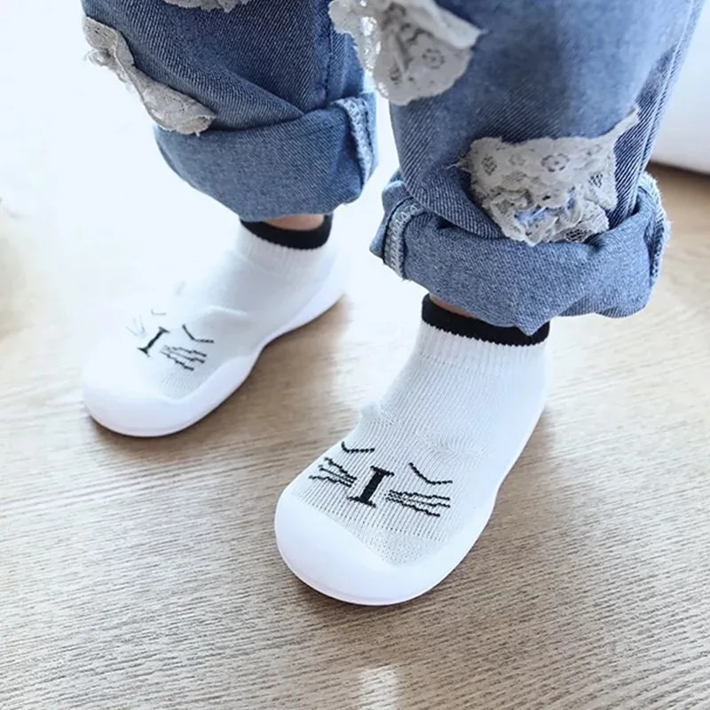 Baby Socks With Rubber Soles Cartoon Baby Shoes Infant Sock Baby Steps Anti