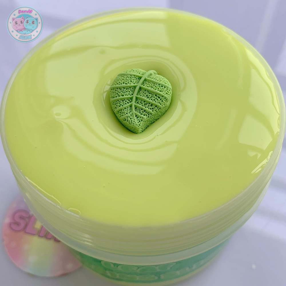 Leaf pudding slime 200ml - chất slime bóng,dẻo,mềm và không dính tay, có mùi thơm nhẹ