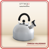 [ TOP PICK ] Omega Houseware Valdemar Stainless Steel Whistling Kettle Induction Ready 2.5L/3L/4L/5L