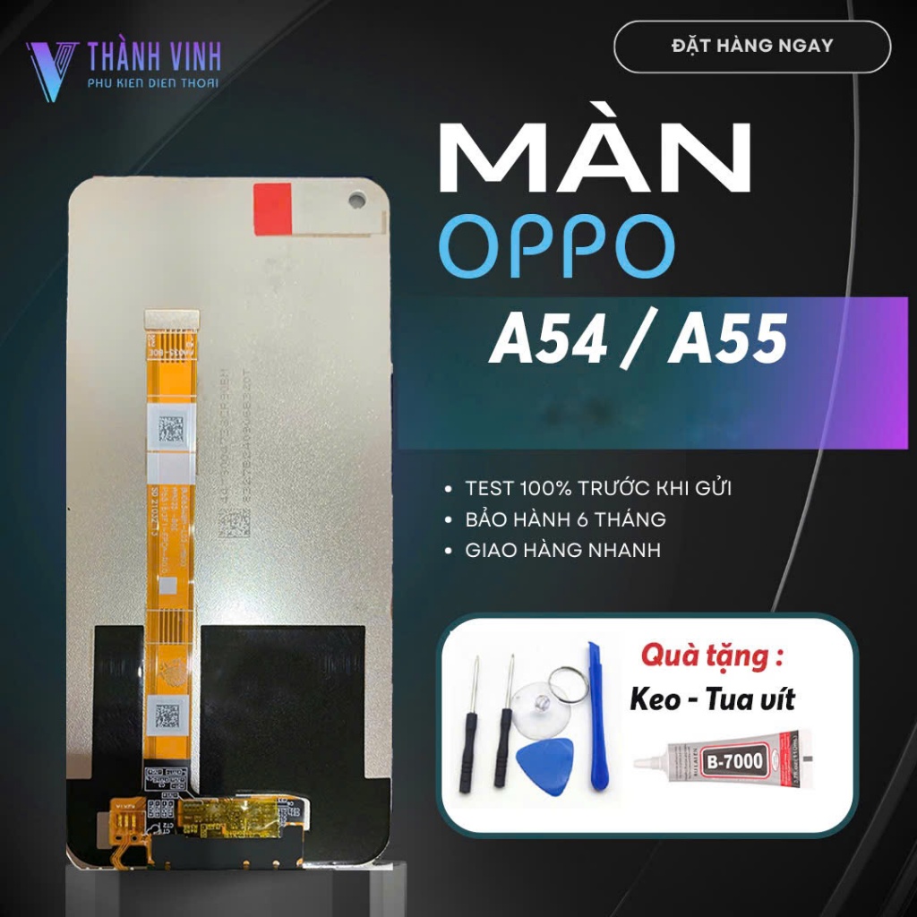 Oppo A54 / A55 Phone Screen - High Quality, Comes with Specialized Adhesive & Repair Kit