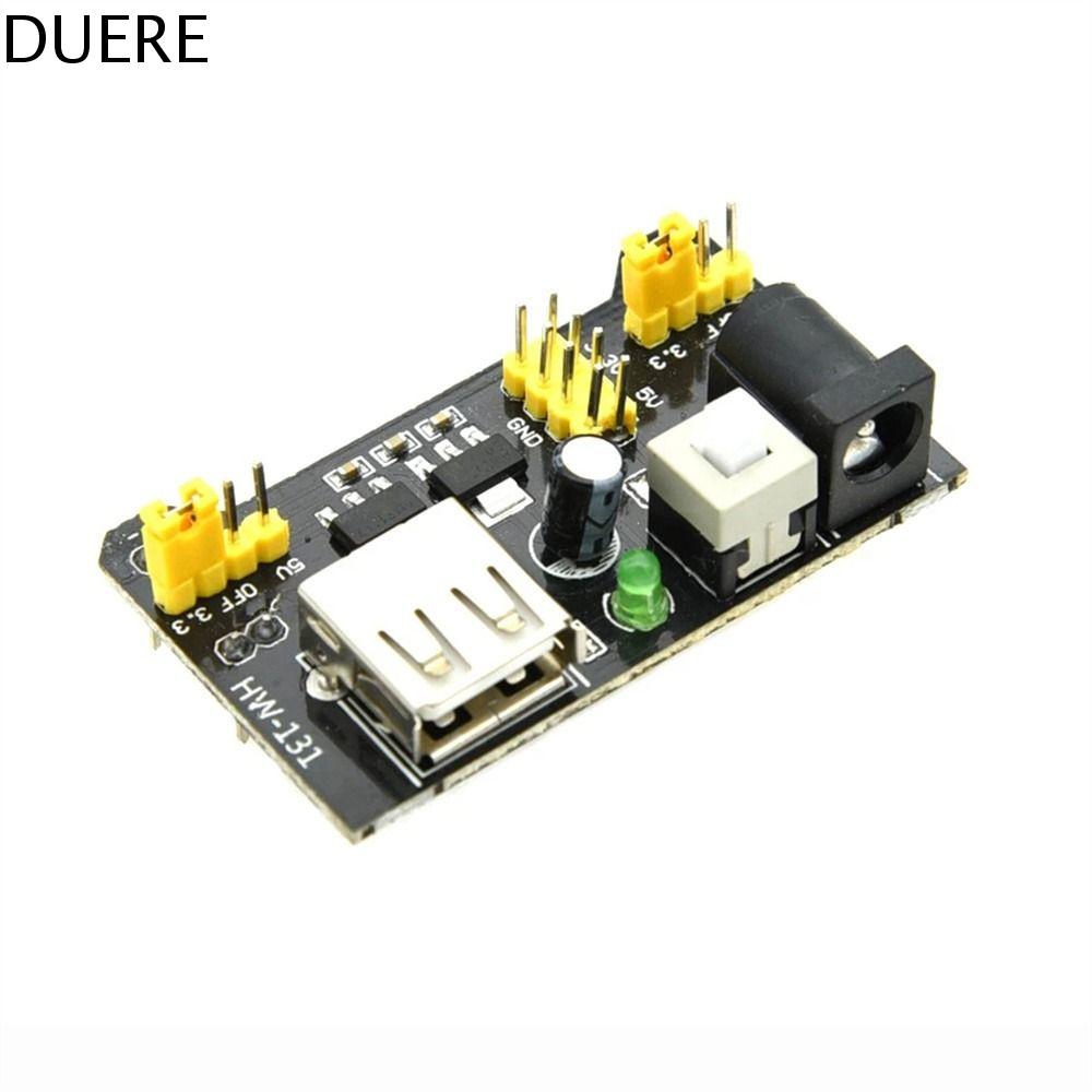 DUERE Bền Đầu ra DC Palug đầu ra MB102 Tấm bánh mì Mô-đun điện Bảng điện Nguồn điện