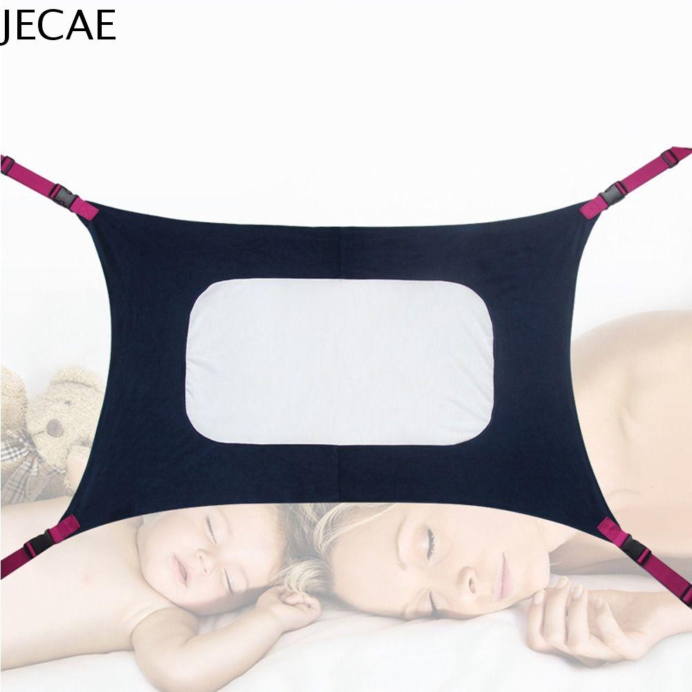 JECAE Bền Đàn hồi Thoáng khí Trong nhà Vải Màu tương phản Giỏ treo Võng cho bé Giường ngủ cho trẻ sơ sinh Cũi trẻ sơ sinh