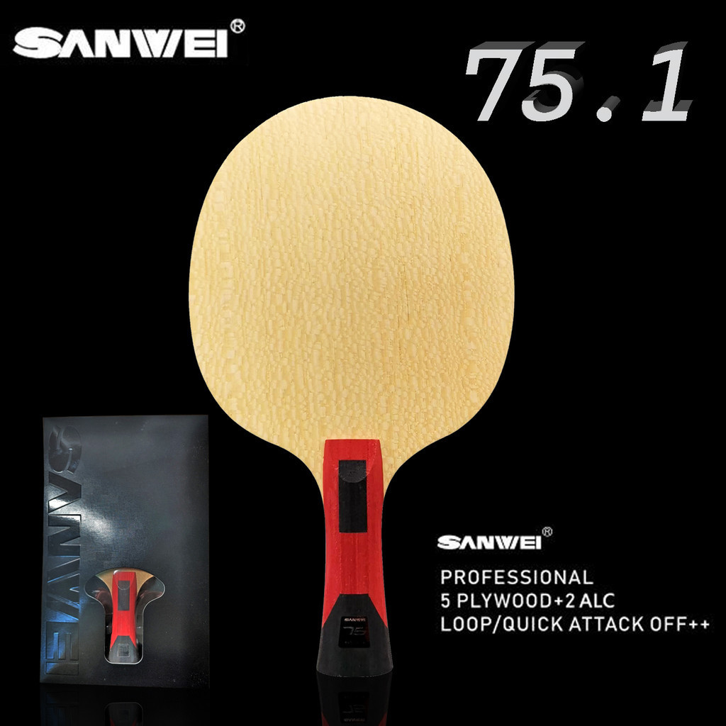 Ban đầu Sanwei 75.1 bóng bàn lưỡi Vòng lặp/nhanh chóng tấn công bóng bàn mặt vợt