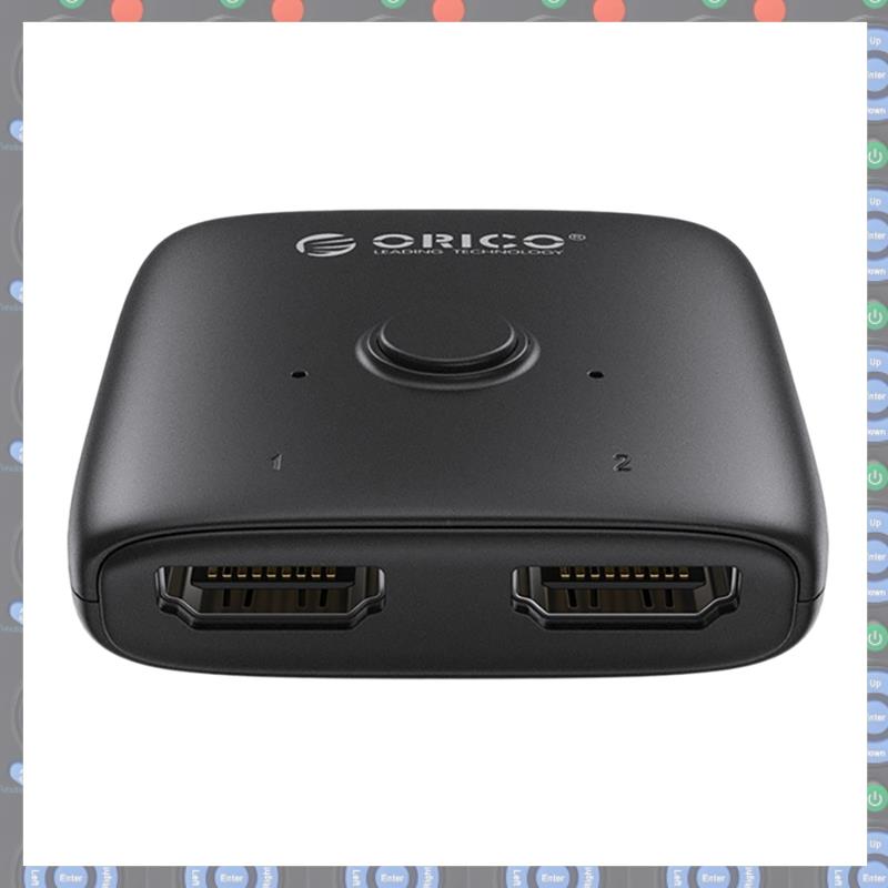 (KOFQ) 4K Hd -Compatible Kvm Switcher 60Hz Bi-Direction Audio 2 in 1 Out Converter Splitter for /5 Tv Box Switch