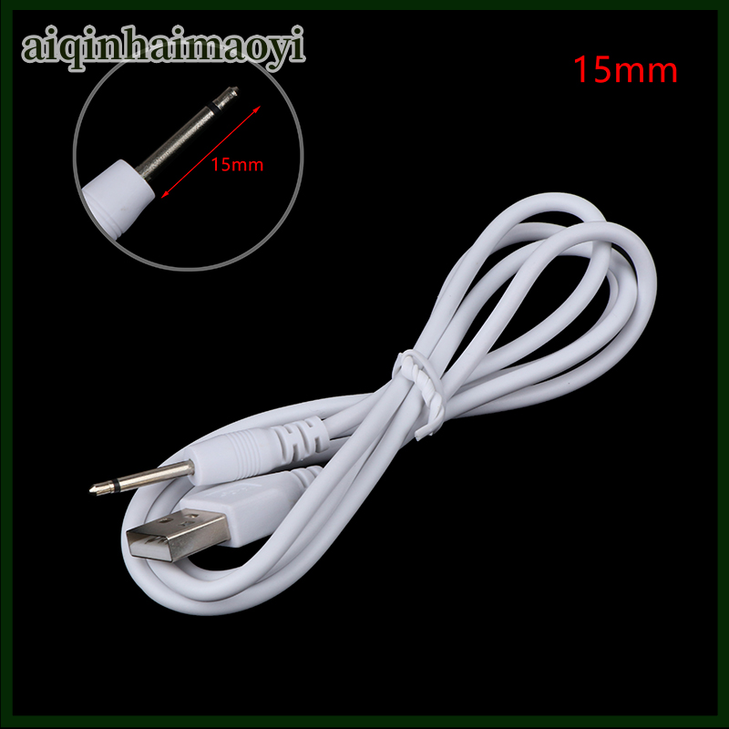 Aiqinhaimaoyi Dây cáp sạc máy rung USB DC 2.5 cho đồ chơi người lớn có thể sạc lại Phụ Kiện máy rung máy mát xa nguồn điện USB thông dụng