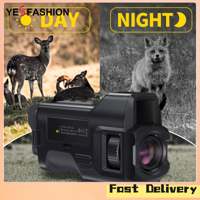 Broadfashion new！Night Vision Camera Digital Infrared Night Vision Monocular 6X Zoom Full HD 4K Video Camera For Camping Wildlife Scenery ราคา 4,891 บาท*ส่งฟรี