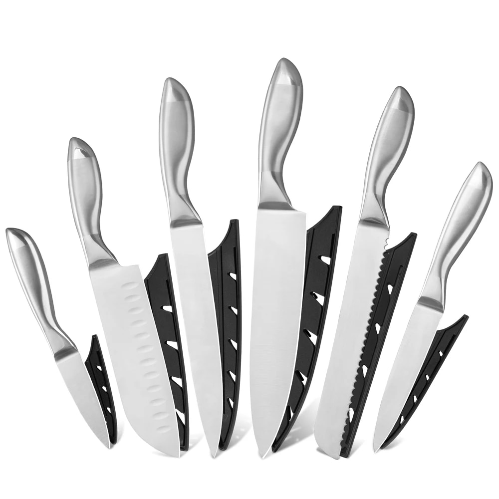 Jsin Sowoll Portable Chef Set Professional 6-piece stainless steel Japanese Sanmu sliced bread practical fruit knife kitchen setCooking Knives ราคา 1,321 บาท*ส่งฟรี