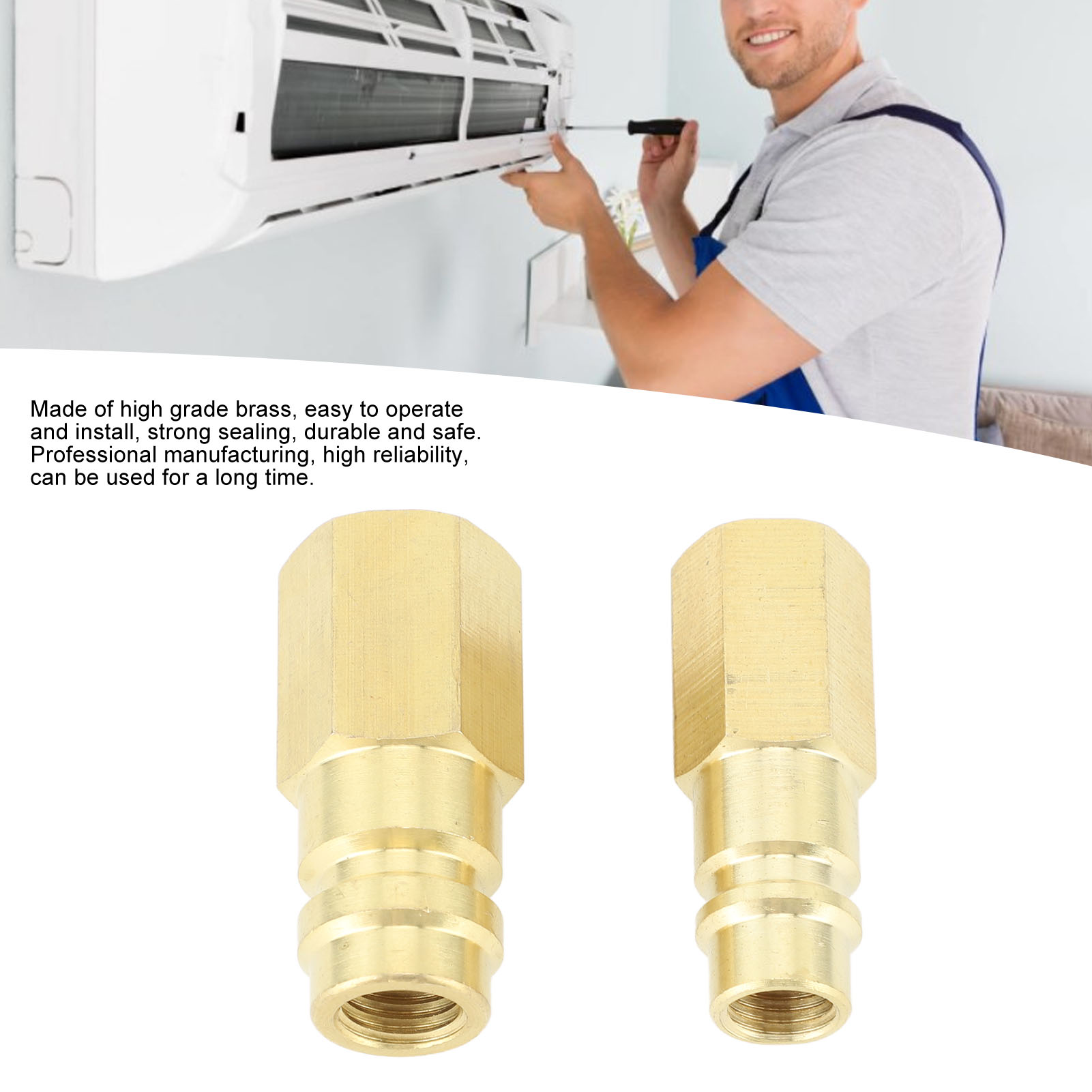 Máy điều hòa thấp Thiết bị chuyển đổi cao tỷ lệ cao Brass R134a Máy điều hòa Adapter cho thiết bị điều khiển lạnh