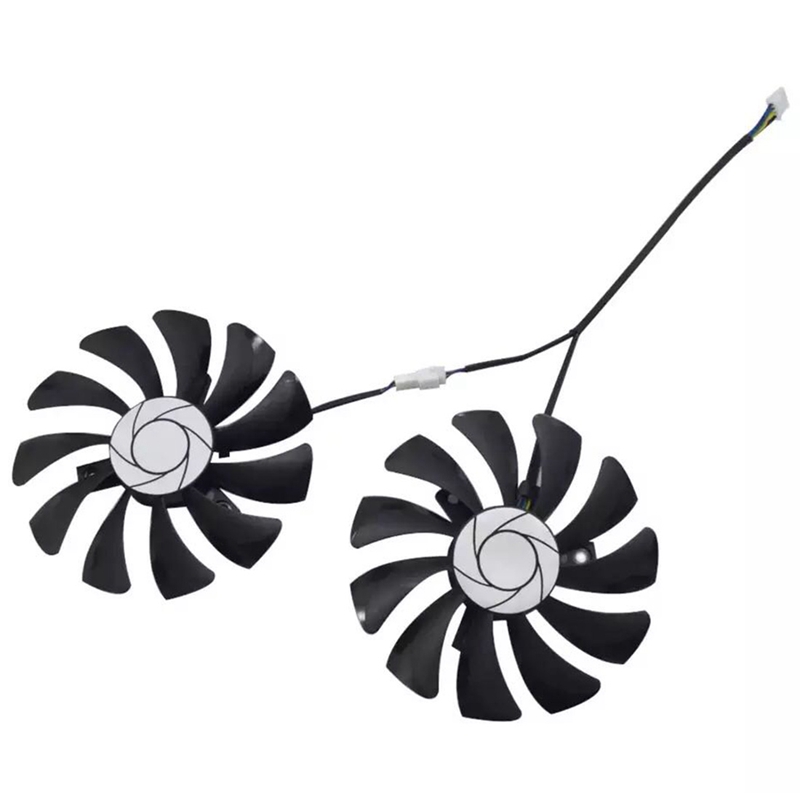 1Pair 85MM HA9010H12F-Z 4Pin Cooler Fan for GTX 1060 OC 6G GTX 960 P106-100 P106 GTX1060 GTX960 Graphics Card Fan
