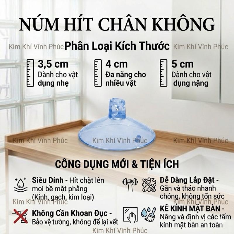 Núm cao su đỡ kính, miếng nhựa hút hít chân không kê kính mặt bàn