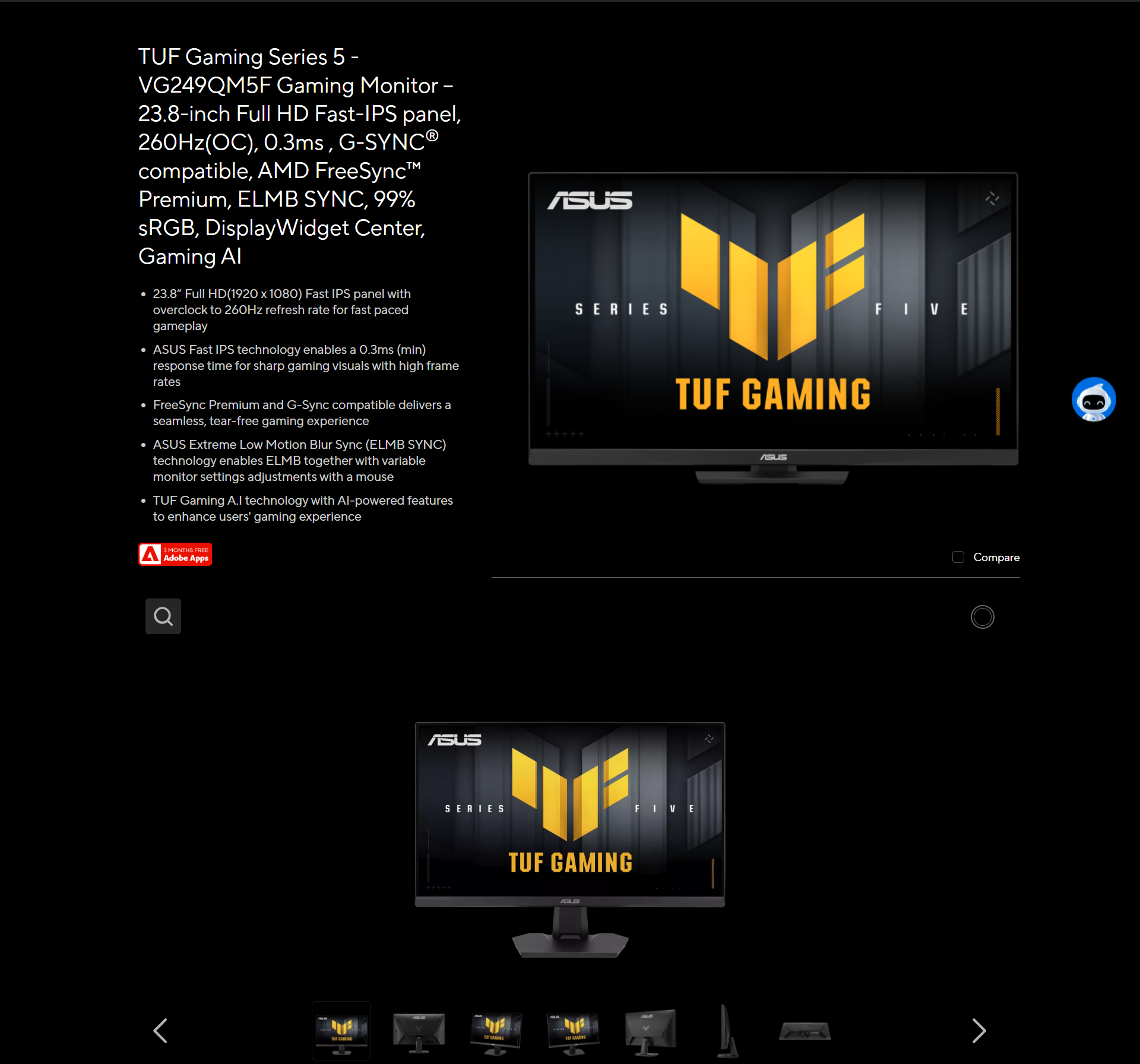 VG249QM5F technical feature 1