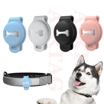 [SG Ready Stock] Anti Lost Silicon Apple Airtag Case For Dog/Cat/Pet Collar
