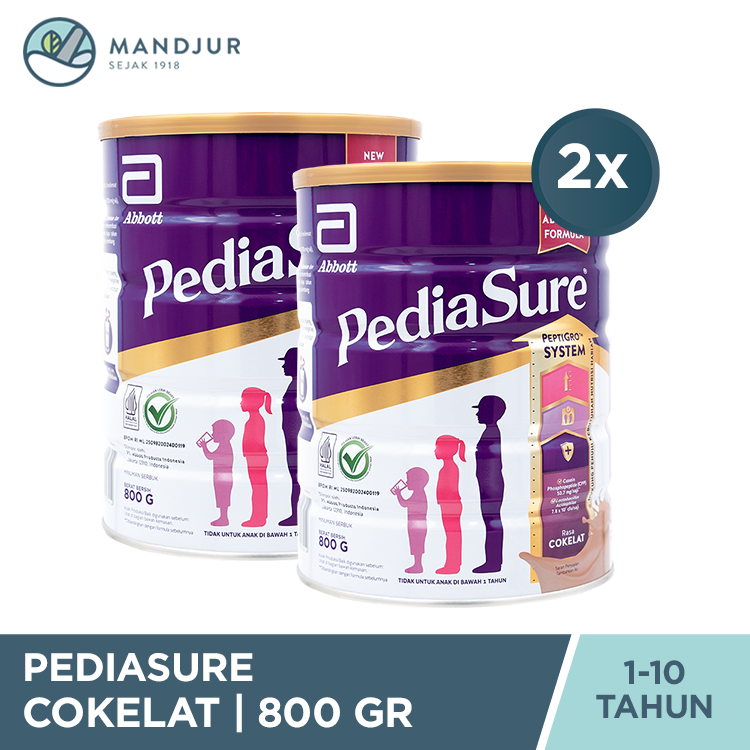 PediaSure Cokelat 800 Gr Susu Anak 1-10 Tahun - 2 Pcs