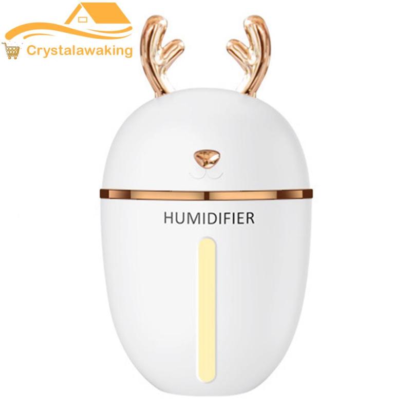 450ml Christmas Deer USB Charging Air Humidifier LED Essential Oil Diffuser Singapore