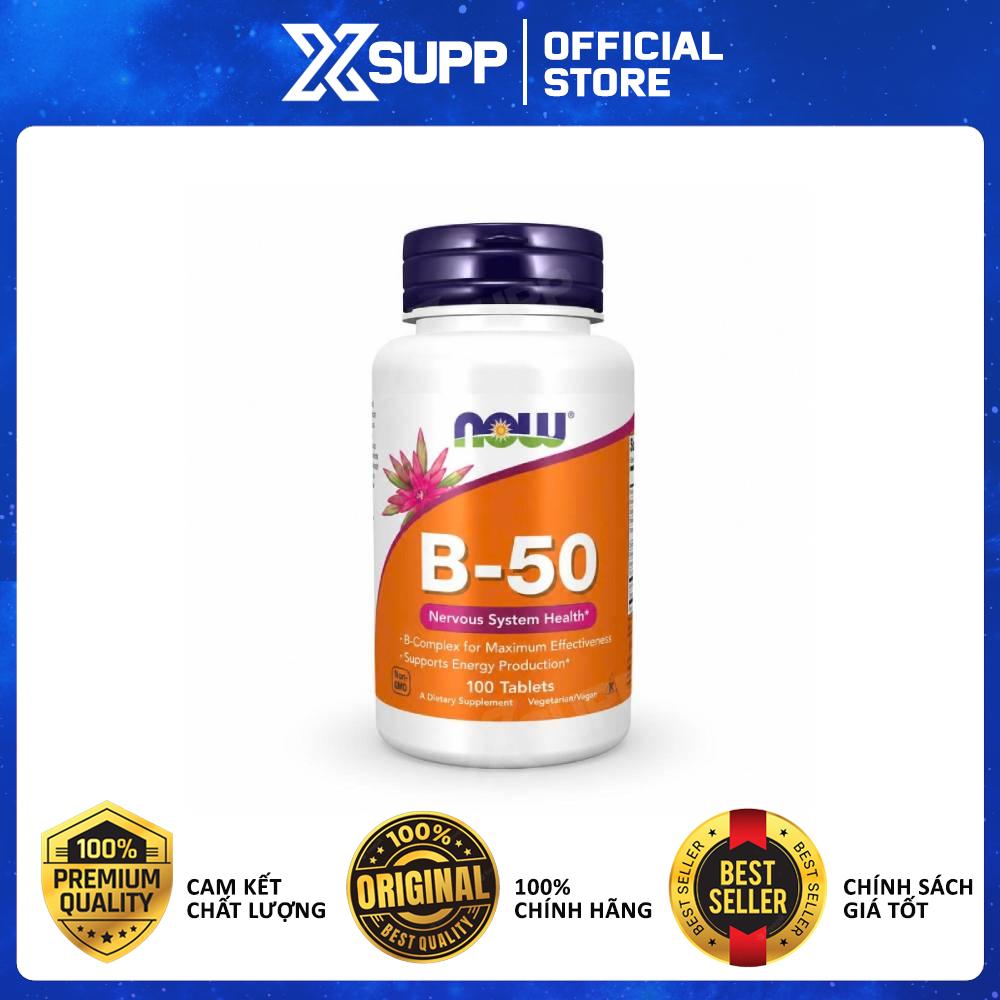 Now B-50 (100 Tablets) - Supports Nutrient Metabolism, Good Eating and Sleeping