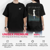 Áo thun Unisex Starship - SpaceX - Thương hiệu - Thời trang - Flight 4 Ranus Nam Nữ BabyTee Classic Breezy Tanktop Cropt