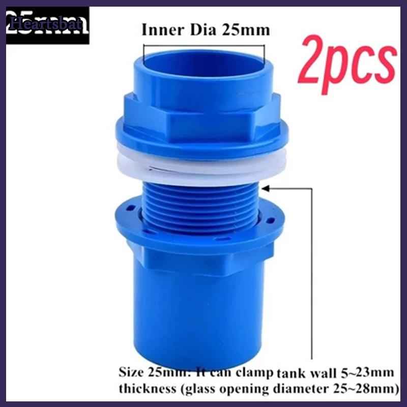[Heartsbat] 2 chiếc đầu nối PVC ống thoát nước bể cá dày 20 25 32 mm ống thoát nước trong vườn đầu nối đầu vào bể cá cho bể cá - 9