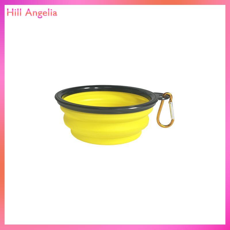 [Hill Angelia] Đóng Mở Mèo Con Chó Vật Nuôi Gấp Silicone Bát Du Lịch Ngoài Trời Xách Tay Con Chó Con Thực Phẩm Container Trung Chuyển Món Ăn Bát Vật Nuôi Nguồn Cung Cấp - 6