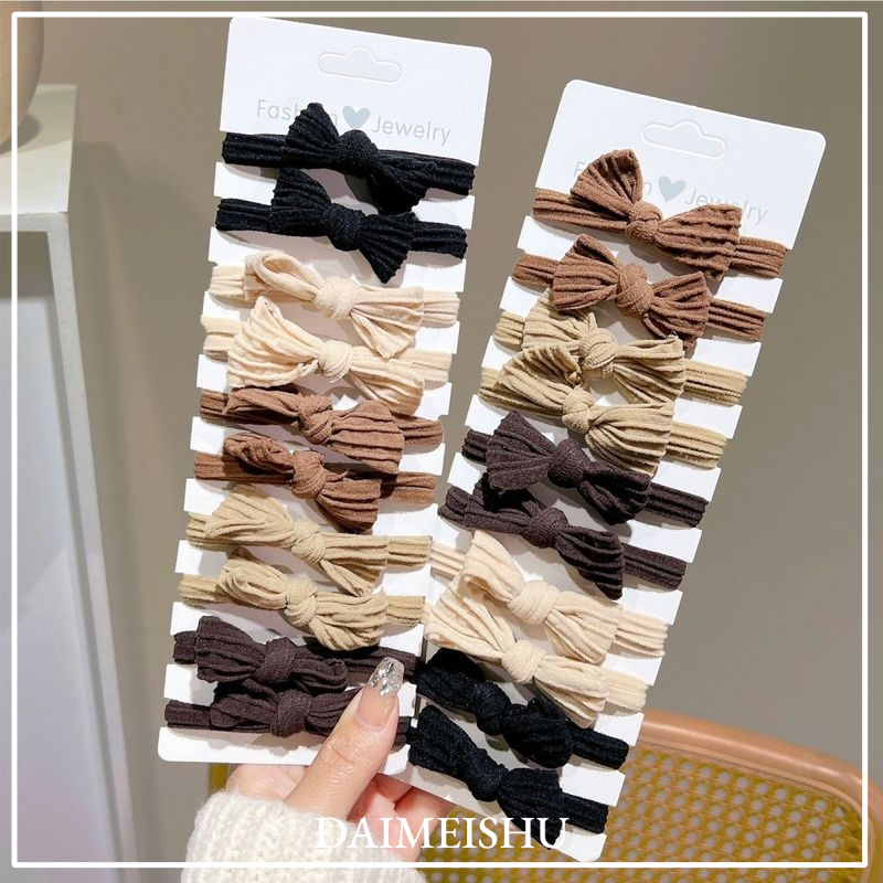  Daimeishu  nơ bướm cột tóc co giãn bằng nhung sang trọng cho vẻ ngoài ngọt ngào & giản dị 