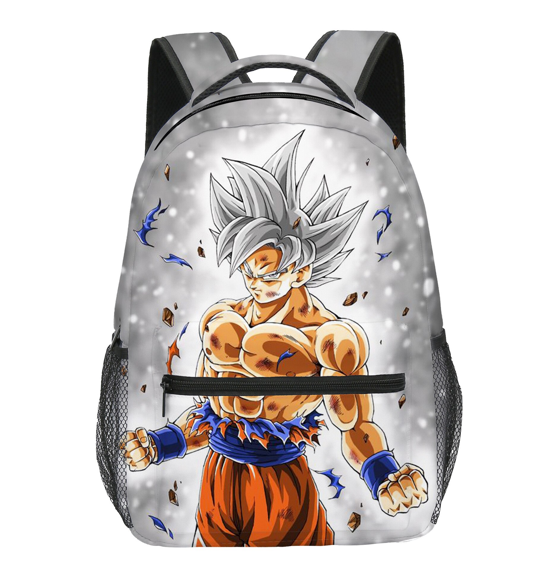 Arrive Student School Bag Set Cool Anime Dragon Ball Son Goku Print Book  Pen Boys Girl School Backpack-HMQ173C