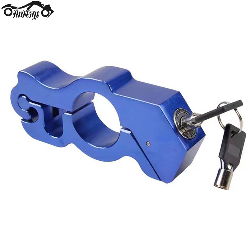 Xe Điện Tay Lái Chống Trộm Khóa Xe Tay Ga Xe Đạp Rider cần phanh khóa đĩa hợp kim nhôm di động tay cầm an toàn khoá phanh