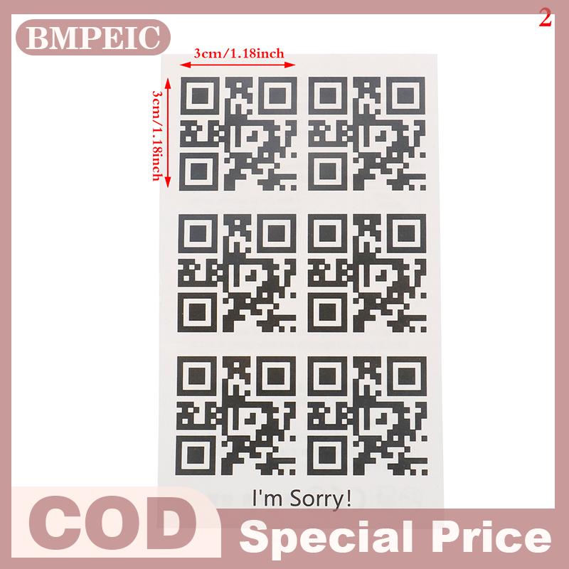 BMPEIC wangyongh Joli Creative Wrist Body Love QR Code Fake Tattoo Waterproof Temporary Tattoo Stick