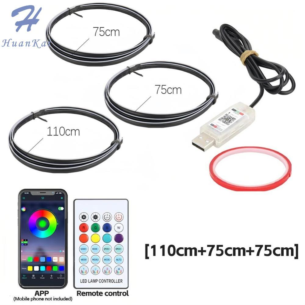 Hk 110cm Xe môi trường xung quanh đèn USB ứng dụng điều khiển từ xa Led nội thất RGB giao hưởng bầu không khí đèn cho Tesla mô hình 3 Y S x