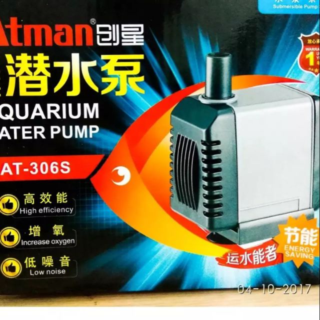 Bơm nước hồ cá tiết kiệm điện Atman 306s