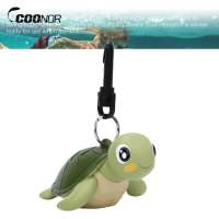 COONOR Dive Regulator Cover Portable Diving Mouthpiece Holder Lightweight Impact Proof Cartoon Turtle Dust Proof with Keychain for BCD Equipment
