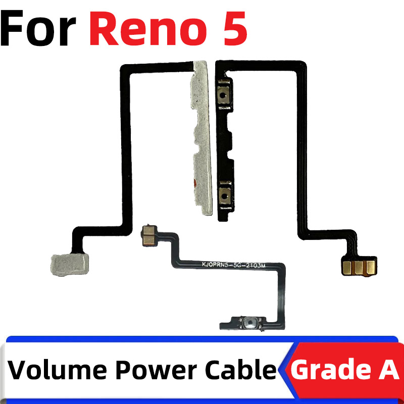 Power on off dây mềm âm lượng cáp cho OPPO Reno 5 5G