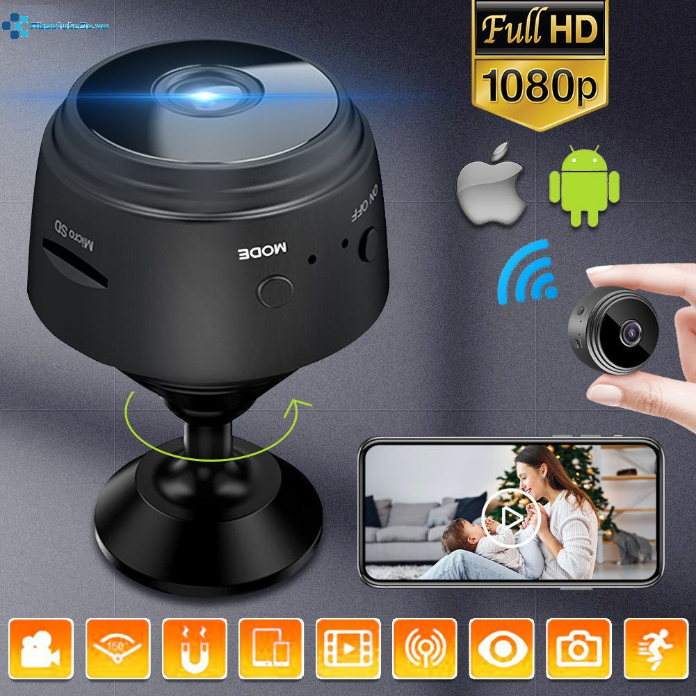 Camera A9 Không Dây - Tặng Kèm Dây Sạc USB - Camera mini