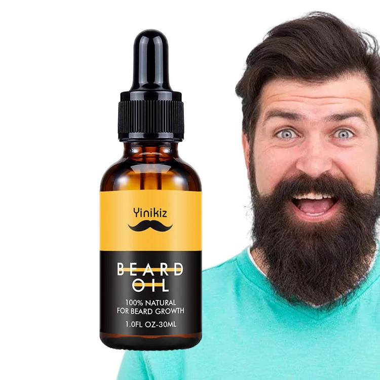 Beard Growth Oil for Men Natural Moisturizing Beard Oil for Dry Flaky Skin