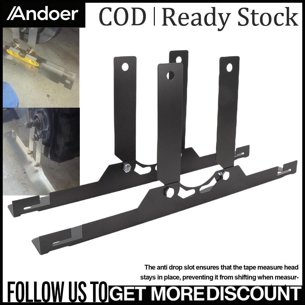 Andoer ชุดเครื่องมือจัดตำแหน่งล้อ เครื่องมือจัดตำแหน่งล้อ สะดวก รูแขวน Anti DROP SLOT Heavy Duty สำหรับรถยนต์ ราคา 2,116 บาท*ส่งฟรี