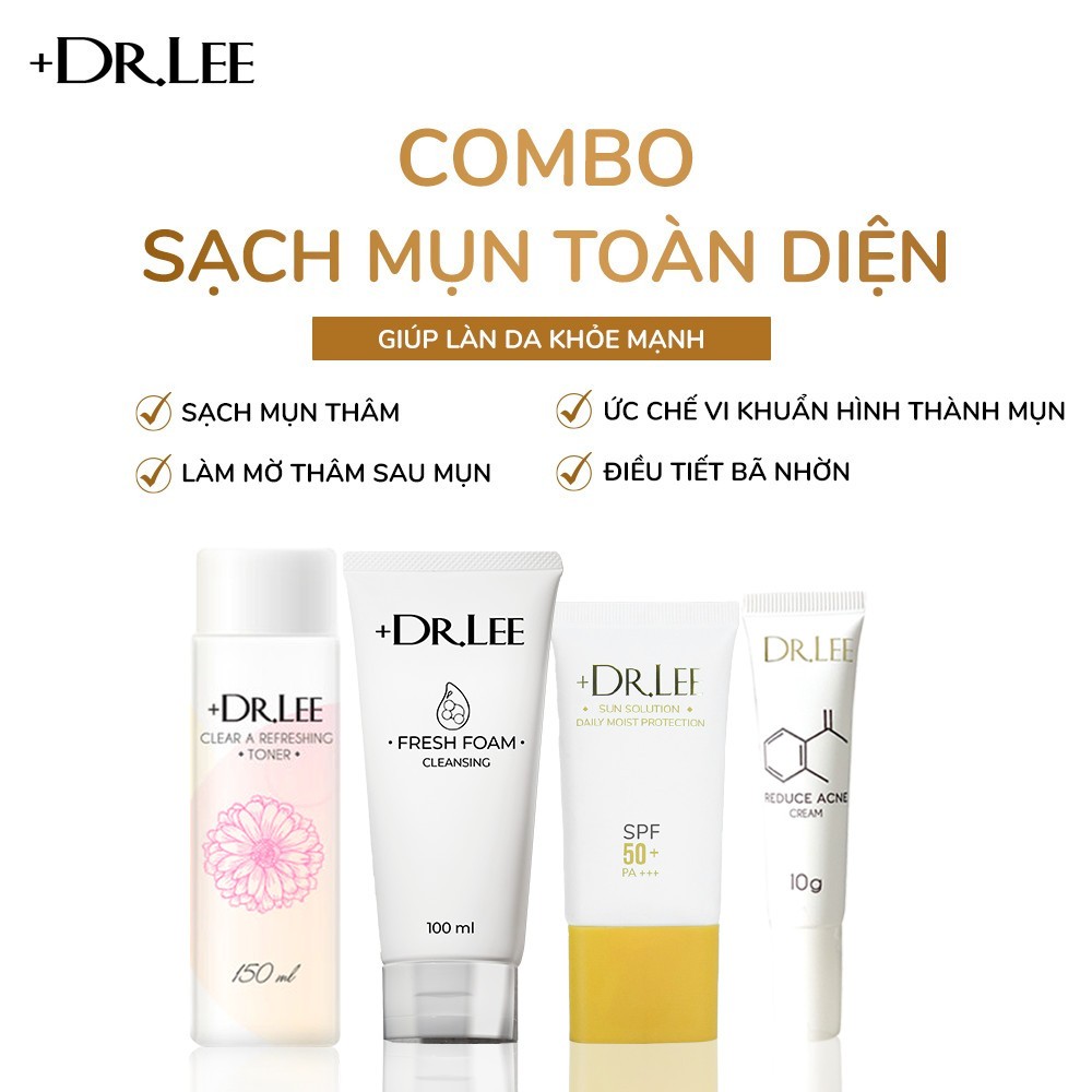 Combo Sạch Mụn Toàn Diện +Dr.Lee