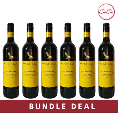 Wolf Blass Yellow Label Cabernet Sauvignon 2016 750ml Bundle of 6 - Australian Red Wine