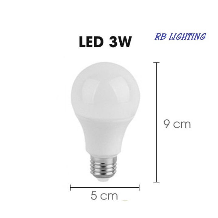 Xả kho - Bóng đèn 3w 5w 7w 9w kín nước (trắng/vàng)