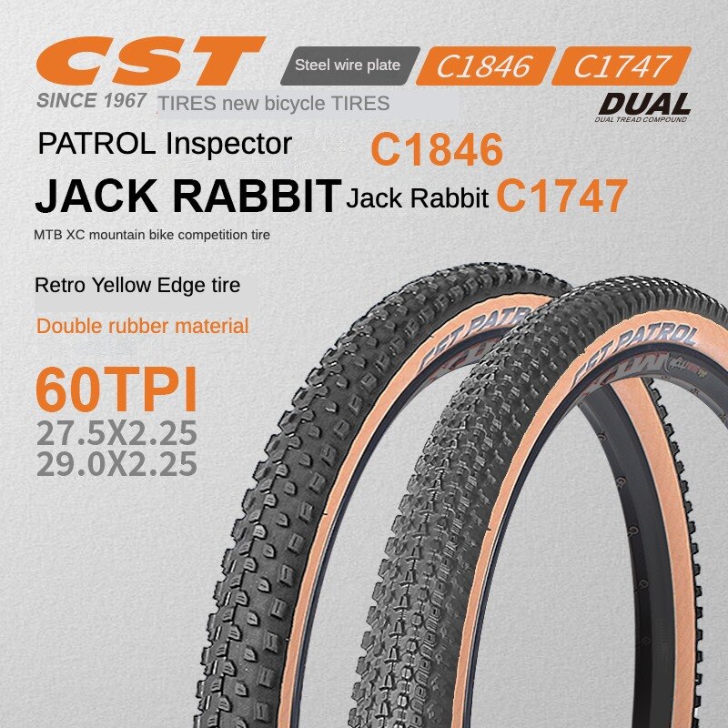 Cst jack thỏ 29inch 292.10 2.25 tắt lốp xe đường trường chống bị thủng 29er lốp xe đạp c1747