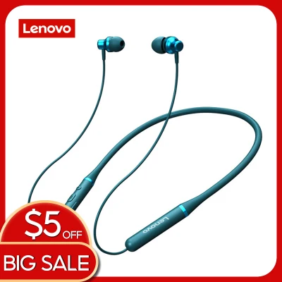 Lenovo XE05 Neckband Bluetooth Headset Outdoor Sport Wireless Earphone Magnetic Bluetooth Headphone With Mic