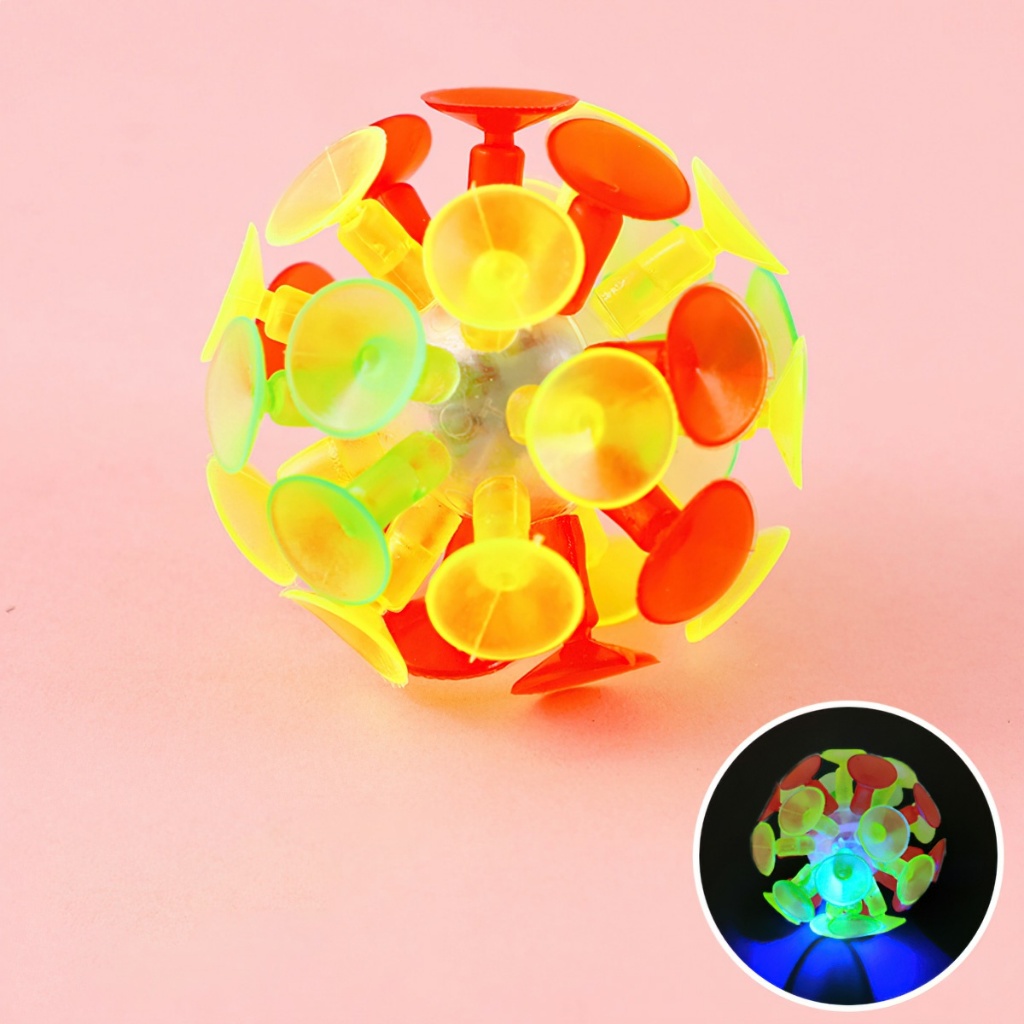 Bóng dính sticky ball đồ chơi LED - đồ chơi phát sáng -BeloveShop
