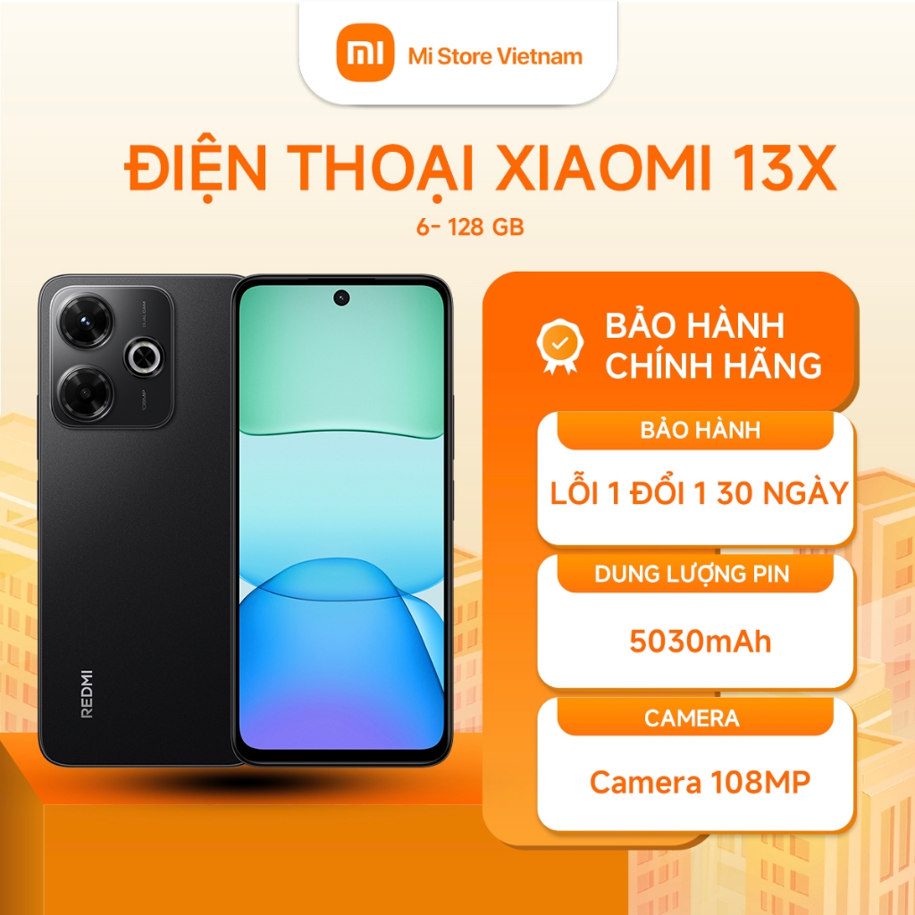 Điện Thoại Xiaomi Redmi 13X 6GB 128GB Chính Hãng BH 18 Tháng